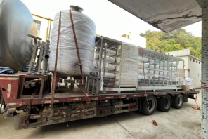 广西钦州项目发货40TH反渗透纯水项目