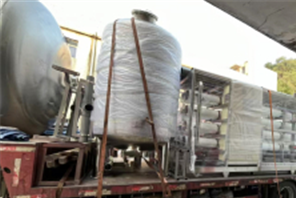 广西钦州项目发货40TH反渗透纯水项目